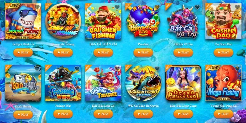 Những game bắn cá đổi thưởng hay nhất